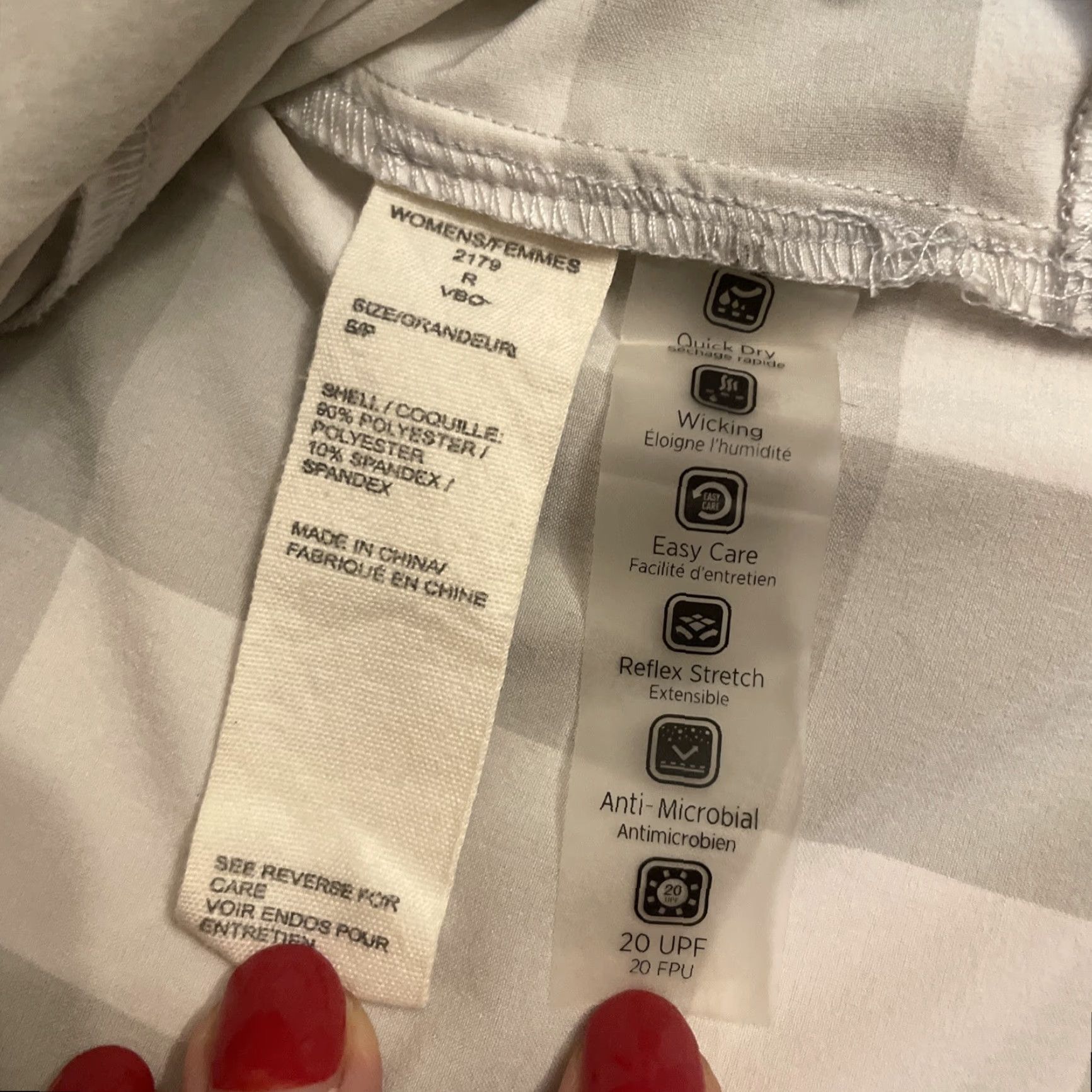 Vintage Woolrich Womens Top Small Button Down Flannel White Grey Plaid Pocket 20UPF Women Shirt Long Sleeve Casual Travel Vintage No Size S / US 4 / IT 40 - 6 Thumbnail