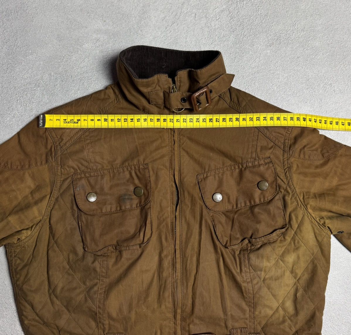 Barbour Barbour International Flyweight Biker Wax Cotton Jacket Size M / US 6-8 / IT 42-44 - 17 Thumbnail