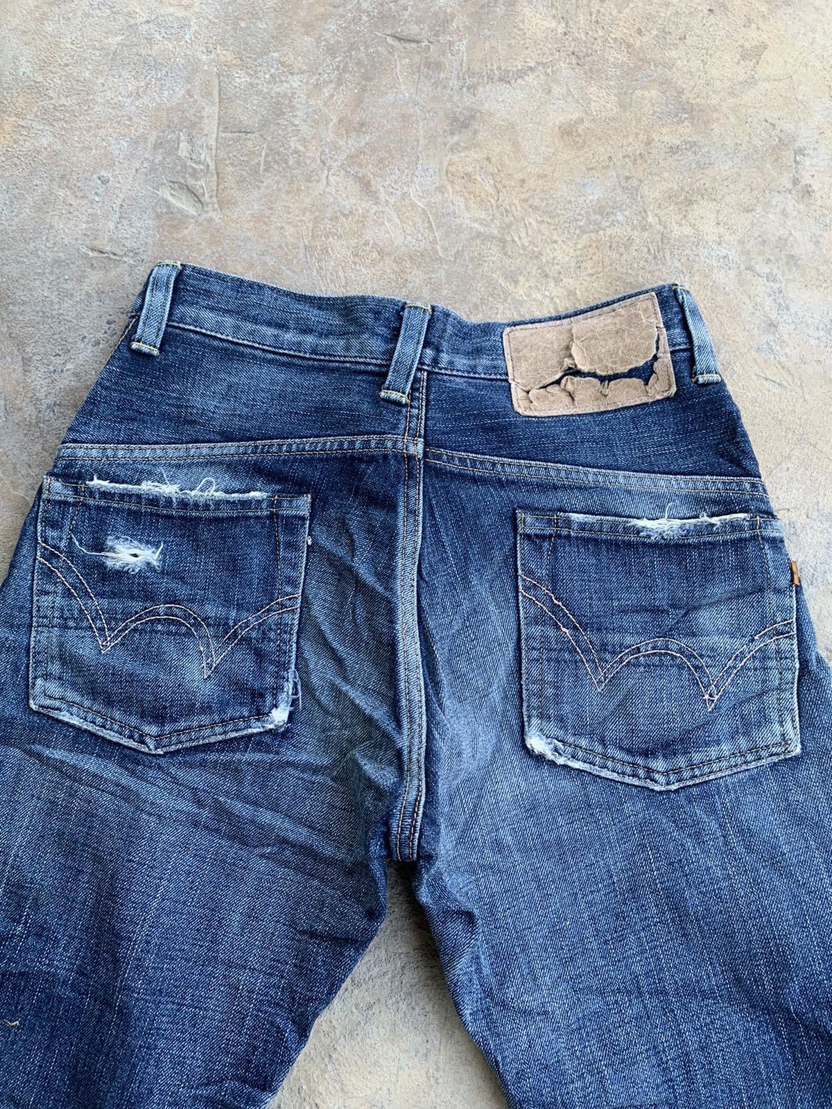 Edwin × Japanese Brand Edwin Selvedge Distressed Denim Size US 28 / EU 44 - 13 Thumbnail