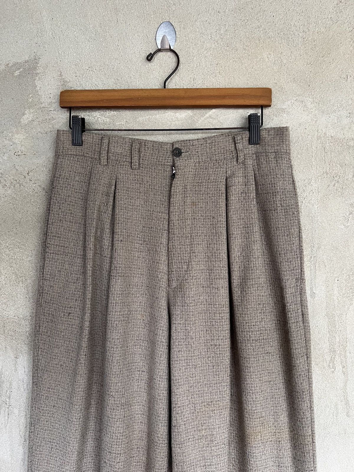 Cashmere & Wool Tete Homme Kazutaka Katoh Wool Baggy Pant Grailed