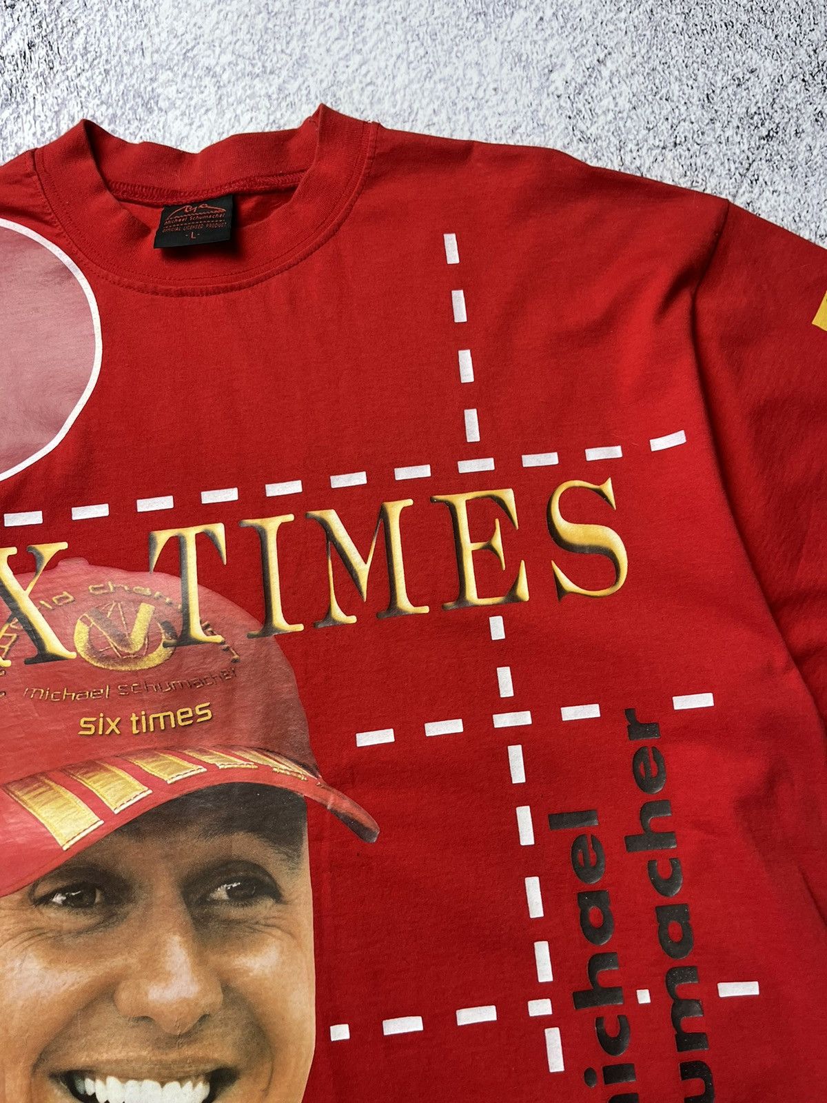 Ferrari Rare Vintage T-shirt Michael Schumacher Y2K Size US L / EU 52-54 / 3 - 13 Thumbnail