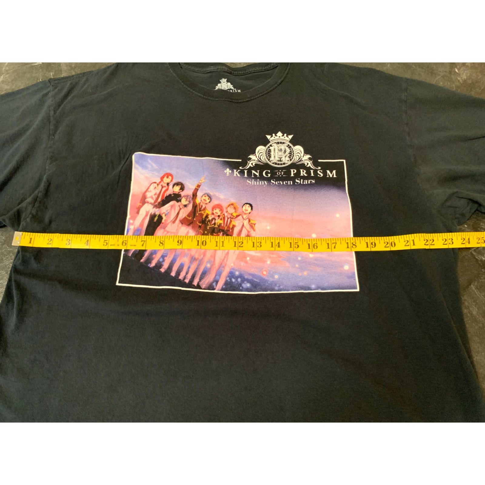 Vintage Loot Anime Lootwear Shiny Seven Stars King of Prism T-Shirt 2XL Men Black Cotton Anime Graphic Short Sleeve Size US XXL / EU 58 / 5 - 5 Thumbnail