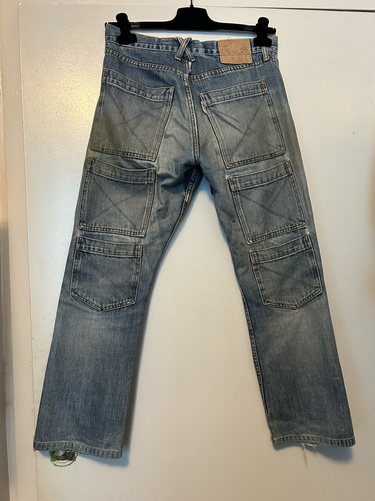 20471120 DOUBLE SEX デニム オーバーオール 90s Double Sex' Denim Suit — My Clothing Archive
