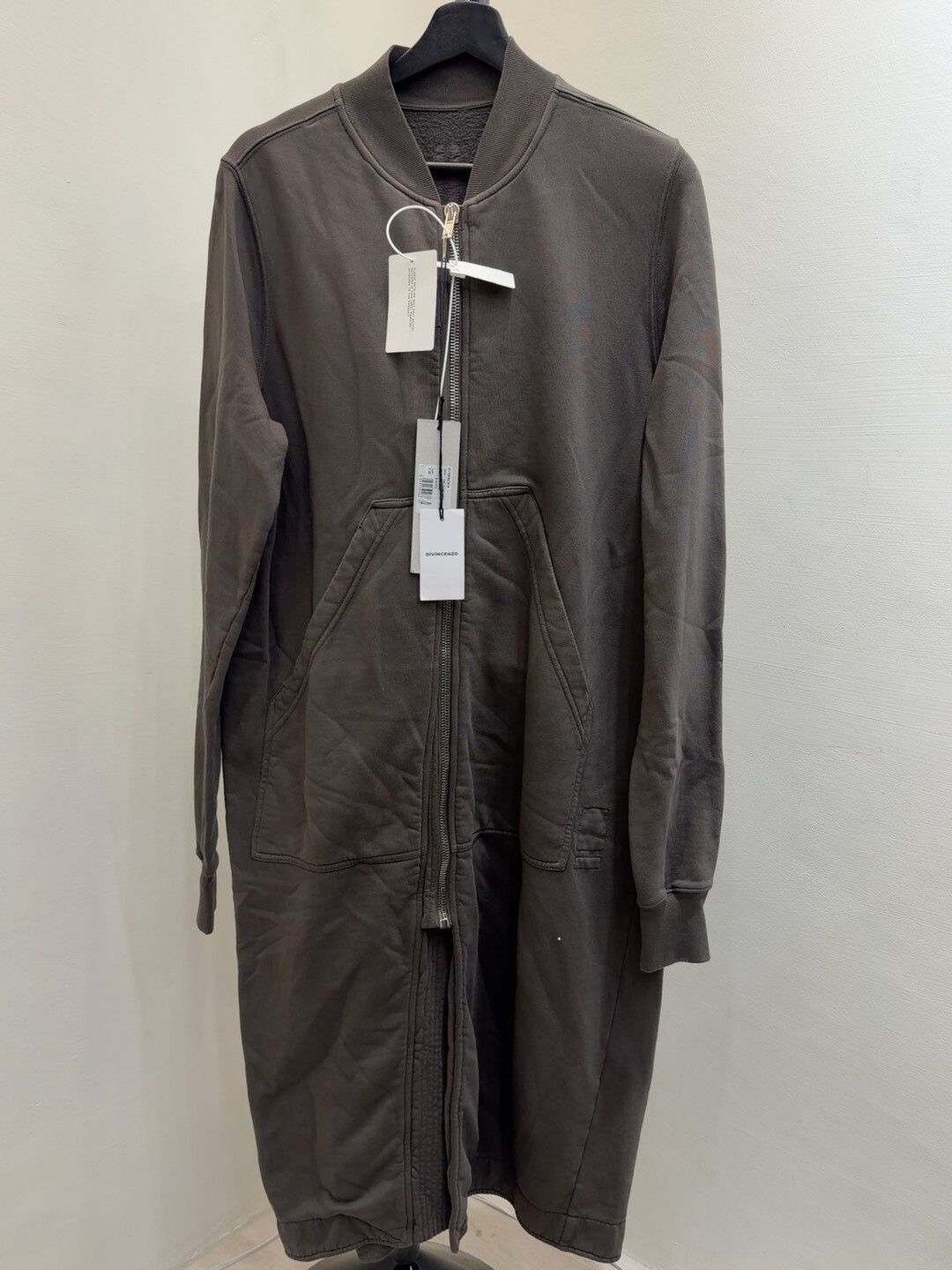 Long Zip Hoodie Size S Italy