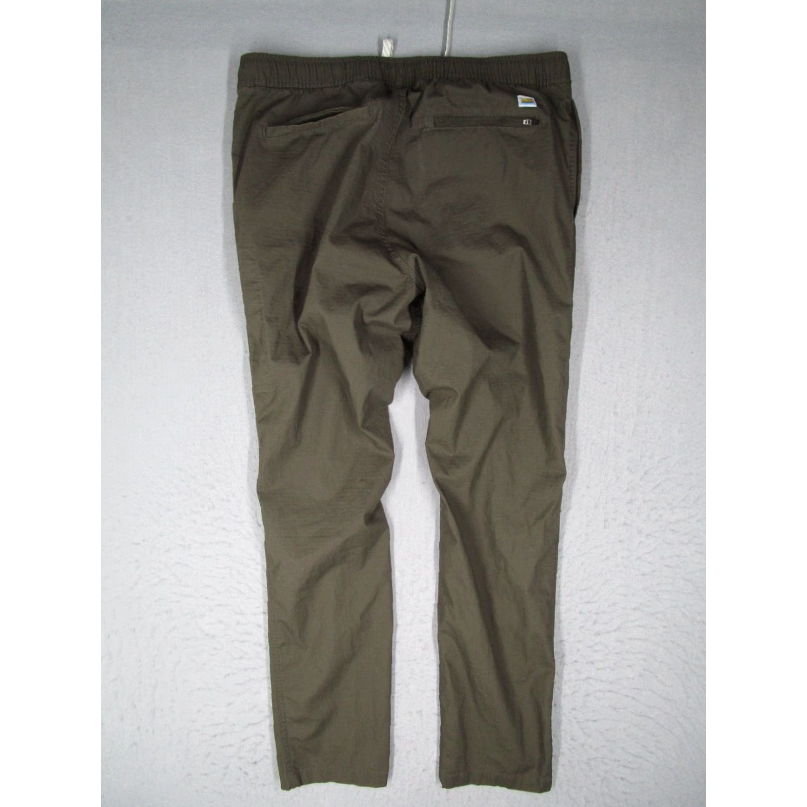 Vuori Vuori Pants Men Large Green Ripstop Organic Cotton V412 Active Work Casual 32x31 חול? Size US 33 - 7 Thumbnail
