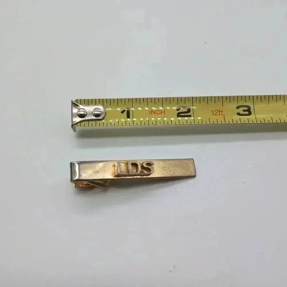 Vintage LDS tie clip bar Vintage Estate Jewelry Size ONE SIZE - 3 Thumbnail