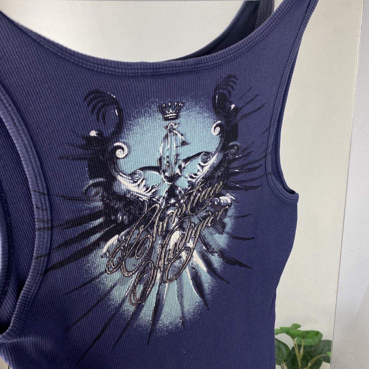Christian Audigier × Ed Hardy × Vintage CHRISTIAN AUDIGIER VINTAGE TANK TOP DOUBLE SIDE Size S / US 4 / IT 40 - 4 Thumbnail