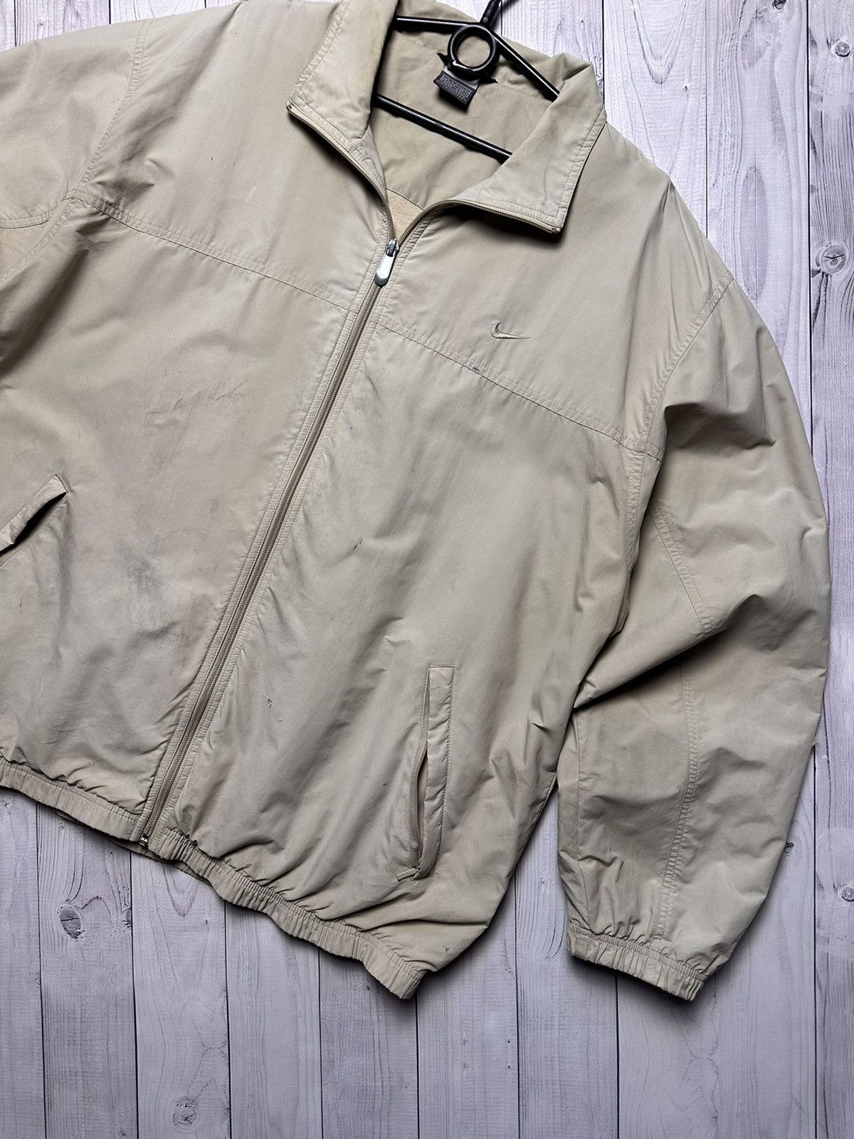 Nike × Vintage Vintage Nike light jacket logo size XL distressed big swoosh Size US XL / EU 56 / 4 - 5 Thumbnail