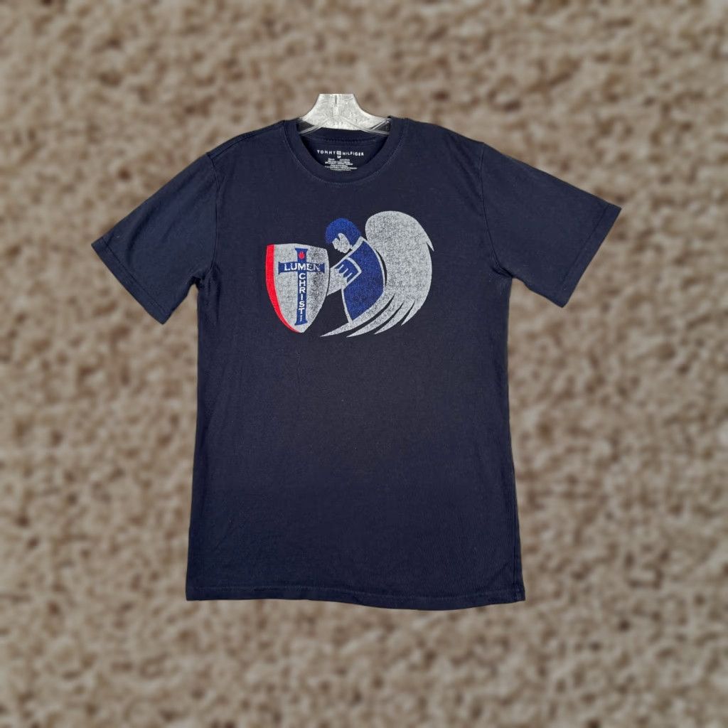 Tommy Hilfiger Tommy Hilfiger Men's Small Blue Crew Neck T-Shirt Cotton Blend Sports Logo Size US S / EU 44-46 / 1 - 1 Thumbnail