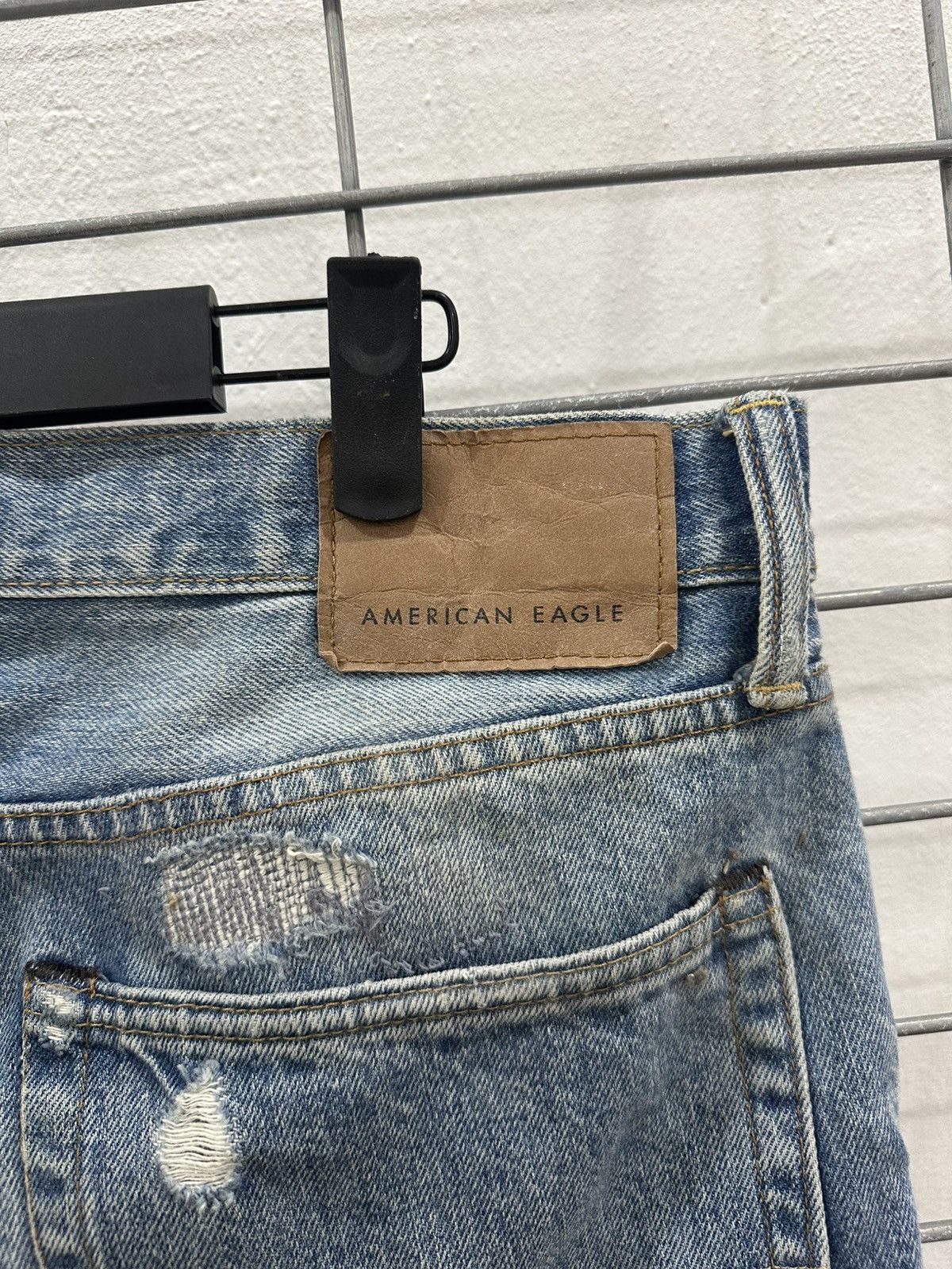 Keith Haring Rare Beautiful Keith Haring X American Eagle Patchwork Jeans Size US 32 / EU 48 - 16 Thumbnail