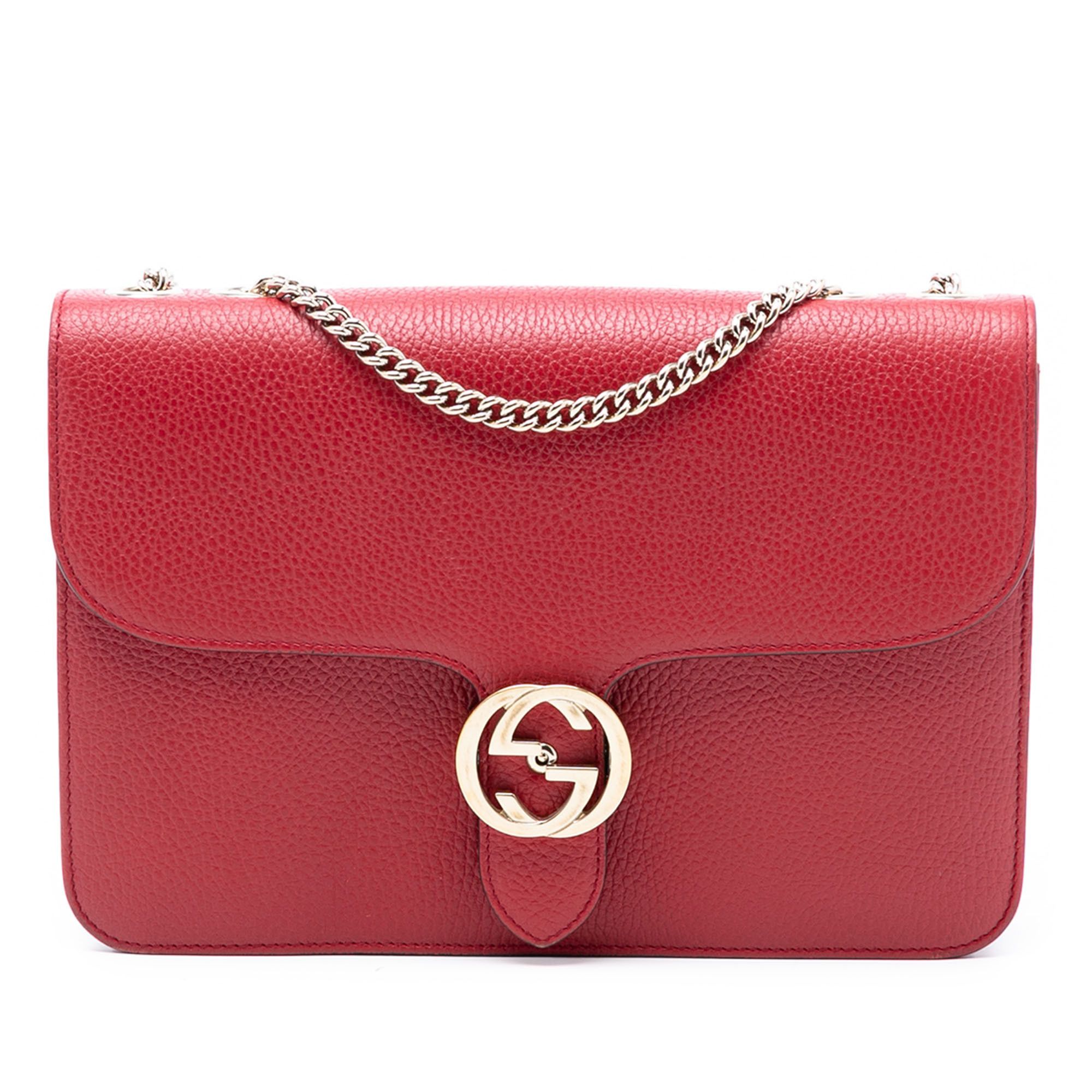 Gucci Gucci Medium Dollar Calfskin Interlocking G Crossbody Size ONE SIZE - 1 Thumbnail