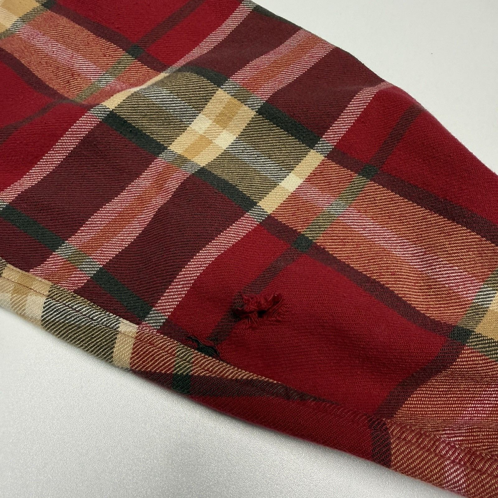 J.Crew J Crew Flannel Shirt Mens XL Red 25x30.5 Long Sleeve Plaid Size US XL / EU 56 / 4 - 6 Thumbnail