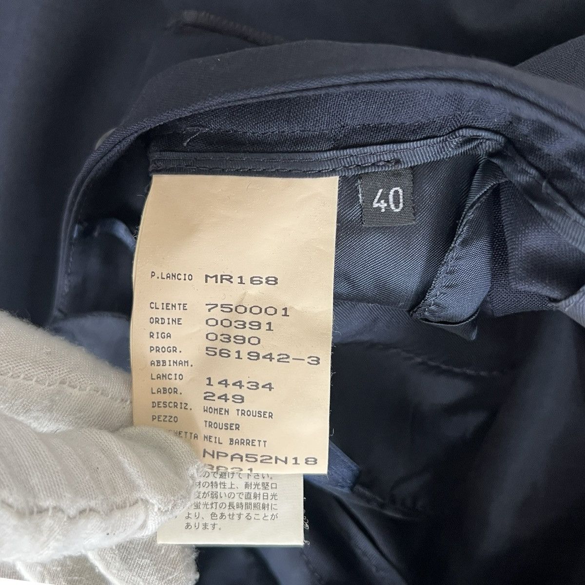 Neil Barrett NEIL BARRETT Sideline Wool Trousers Size US 40 / EU 56 - 4 Thumbnail