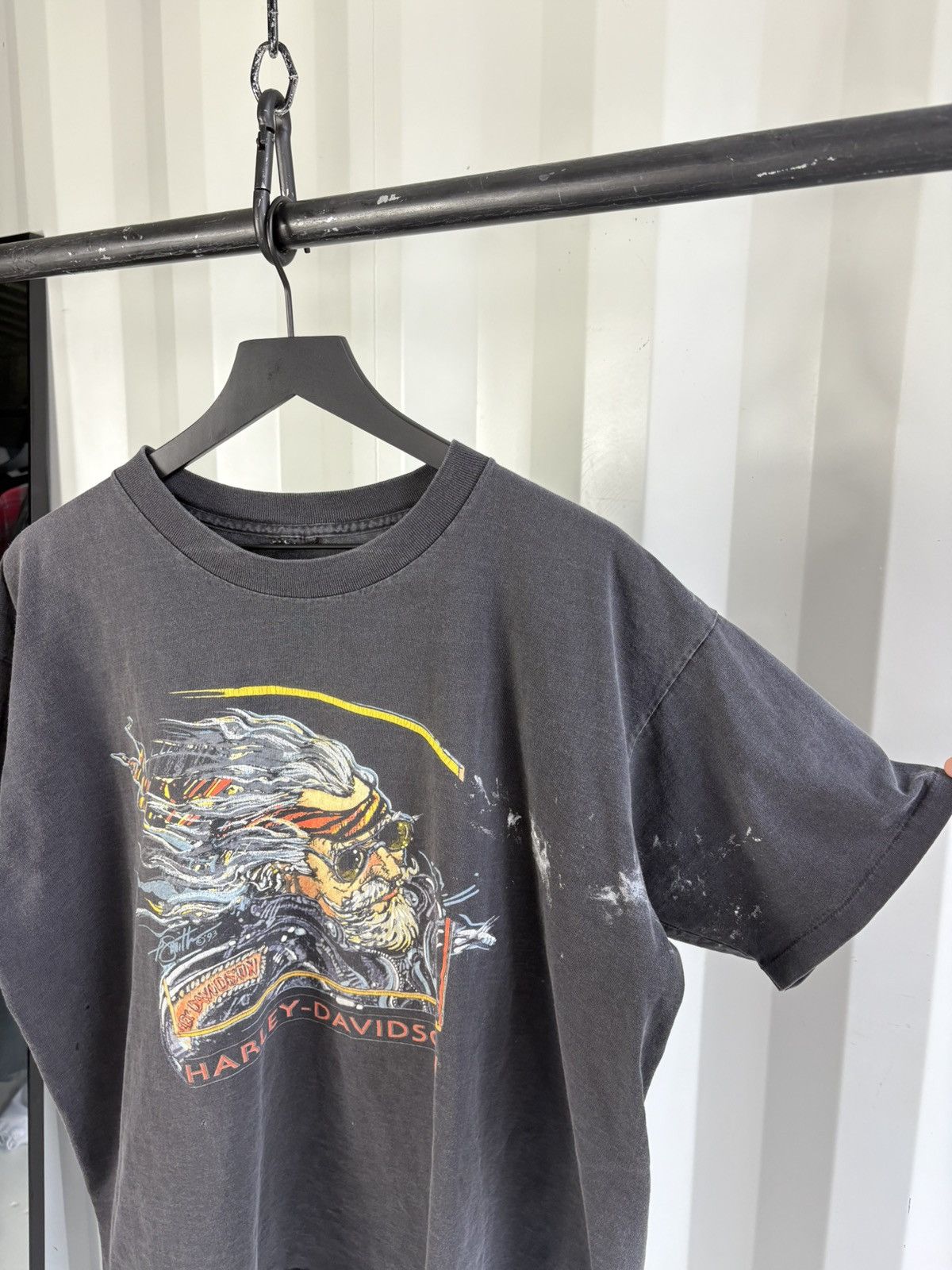 Harley Davidson Las Vegas Sun Faded Shirt Distressed Band Erd grunge Size US XL / EU 56 / 4 - 5 Thumbnail