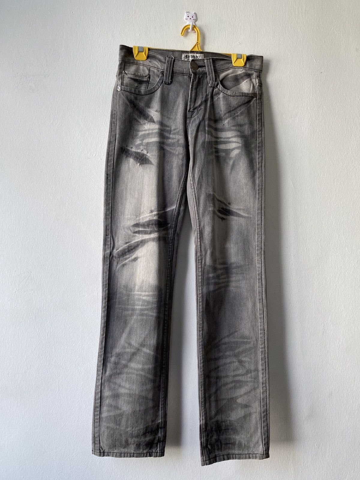 Japanese Brand Japanese Brand Lowbox Punk Designer Jeans Size US 29 - 1 Thumbnail