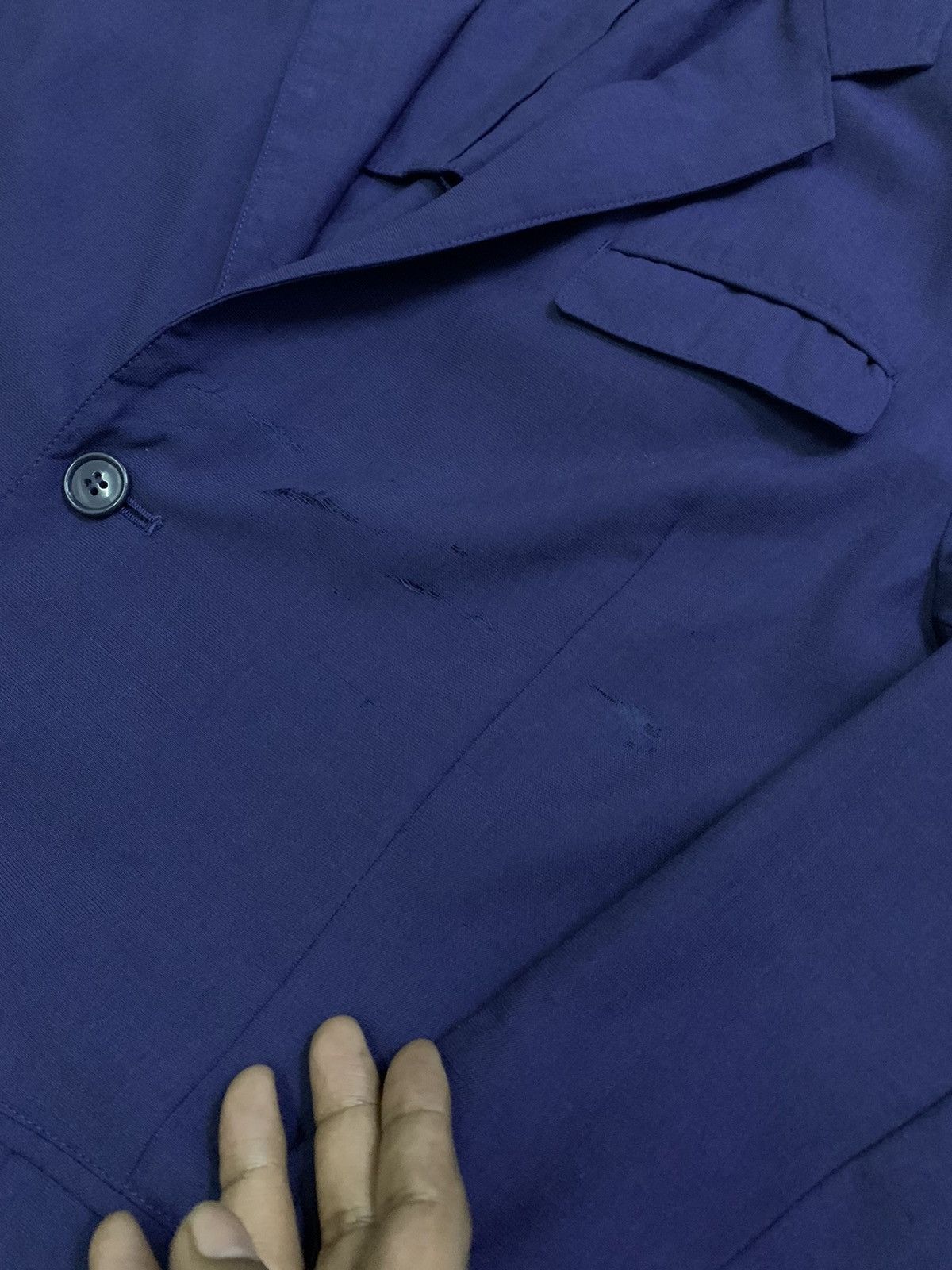 Yohji Yamamoto 💥Final💥Vintage Workshop Yohji Yamamoto Blazer Jacket Size US M / EU 48-50 / 2 - 2 Thumbnail