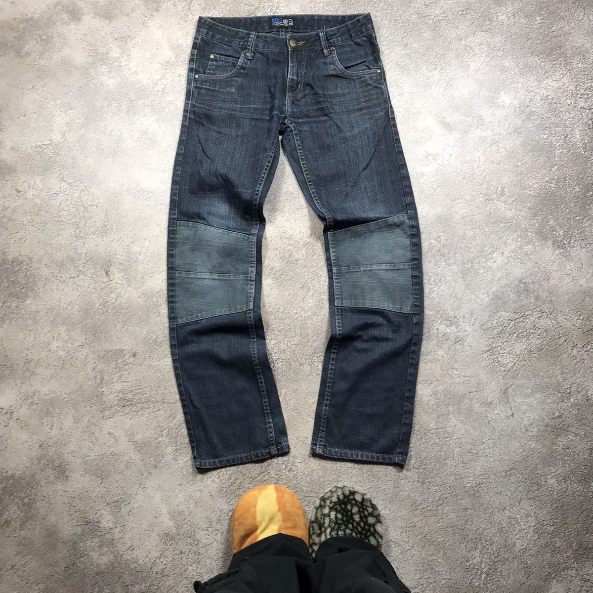 Vintage Vintage Y2K Baggy Distressed Flared Jeans Grunge Skater 30 Size US 30 / EU 46 - 2 Thumbnail