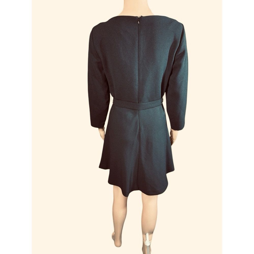 Zara NWT New Zara Black 3/4 Sleeve Belt Mini Dress Size S Size S / US 4 / IT 40 - 6 Thumbnail
