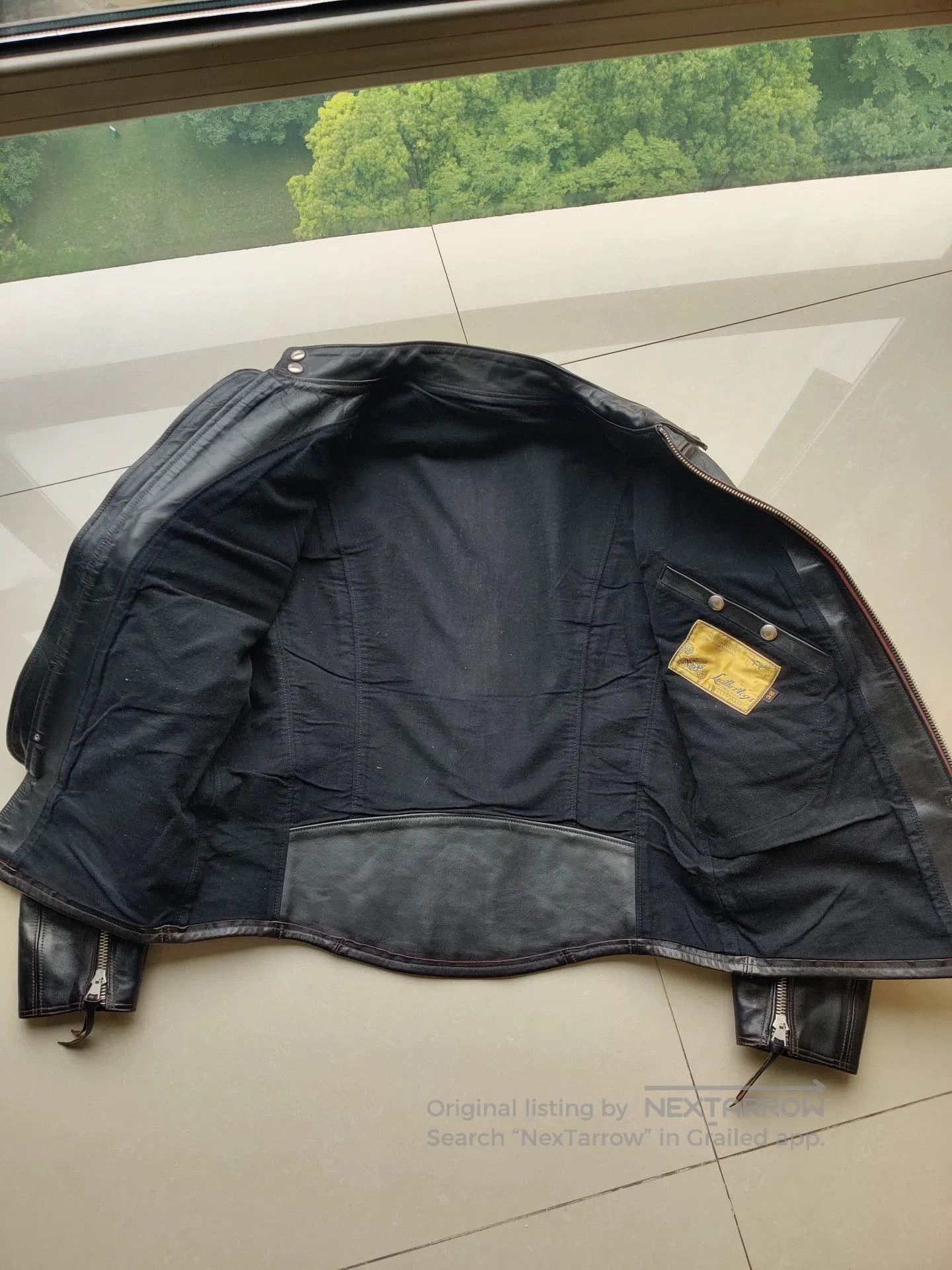 Freewheelers freewheelers leather motorcycle jacket. Size US M / EU 48-50 / 2 - 4 Thumbnail