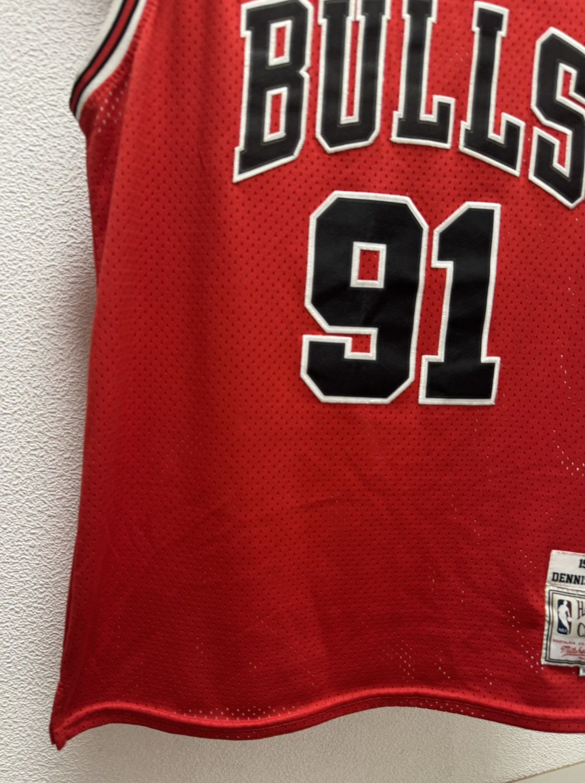 NBA Rodman 91 nba vintage jersey Chicago bulls mitchell & ness L Size US L / EU 52-54 / 3 - 5 Thumbnail