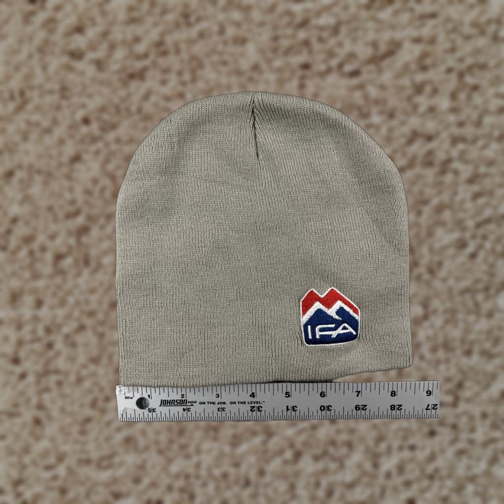 Vintage International Franchise Association Beanie Toque Adult One Size Gray Knit 100% Acrylic Size ONE SIZE - 1 Thumbnail
