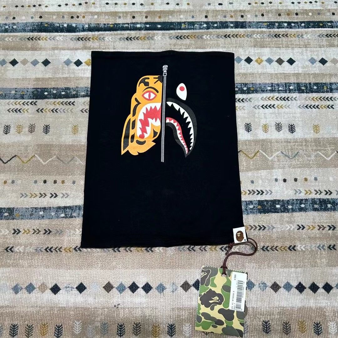 Bape TIGER SHARK NECK WARMER Size ONE SIZE - 1 Thumbnail