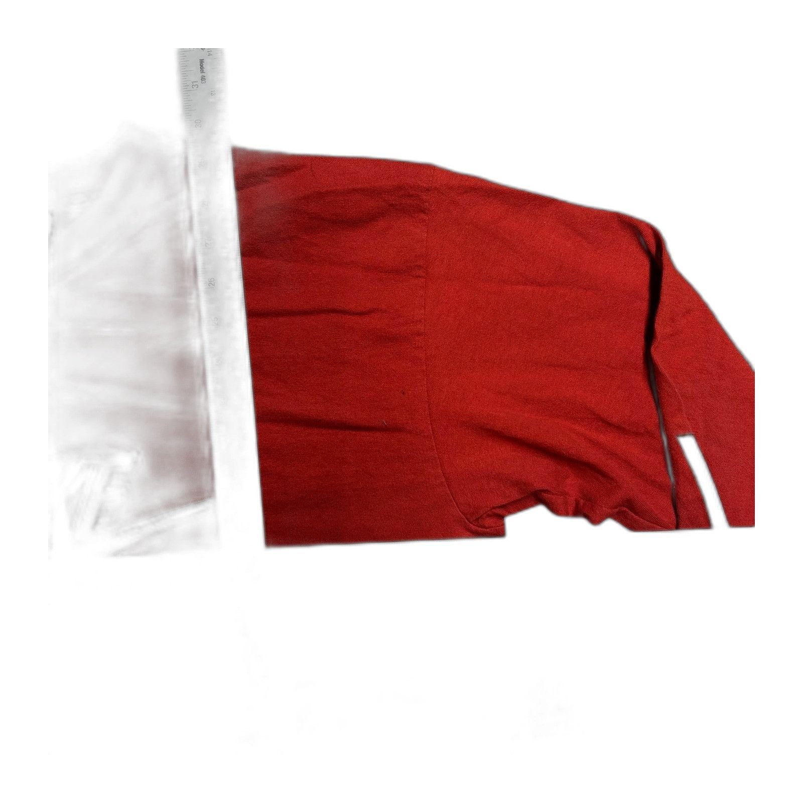 Nike Vintage Y2K Nike Logo Long Sleeve Spellout Swoosh Shirt Red Size US L / EU 52-54 / 3 - 2 Thumbnail