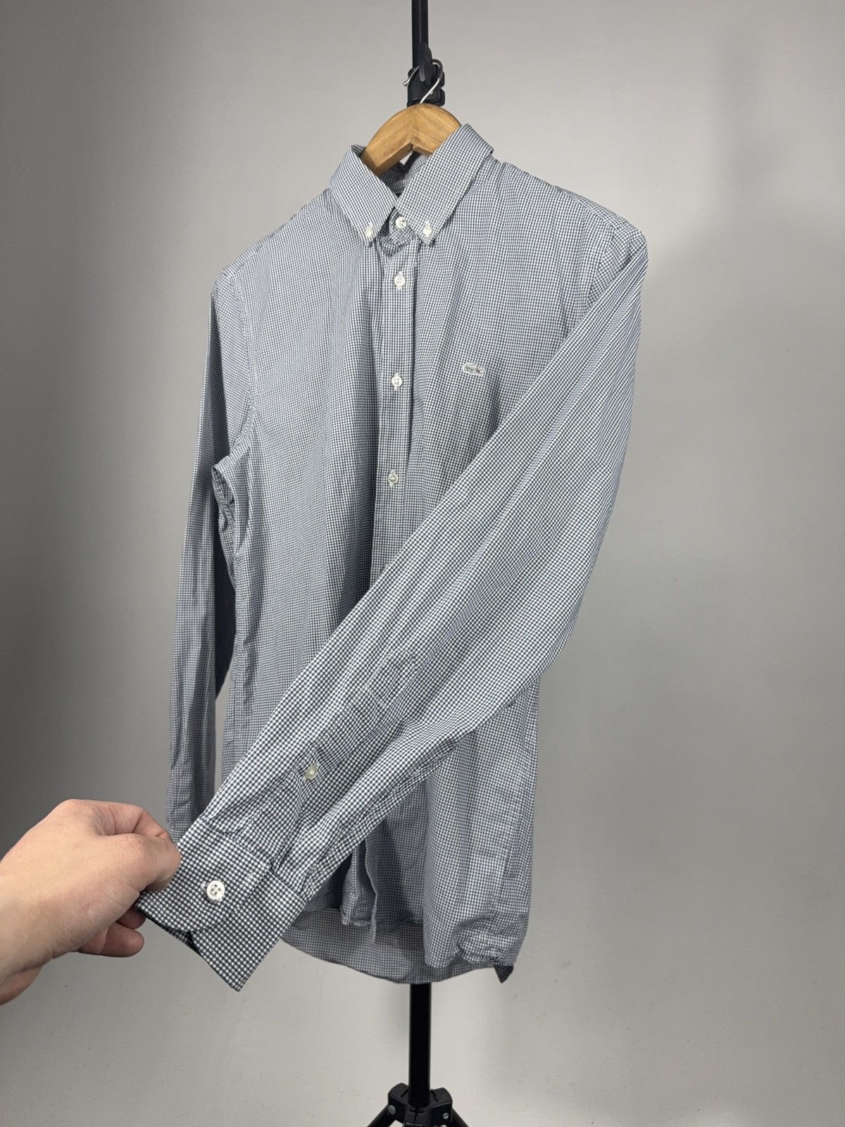 Lacoste Luxury 00s Lacoste Gingham Check Button Down Shirt Mens S Size US S / EU 44-46 / 1 - 7 Thumbnail