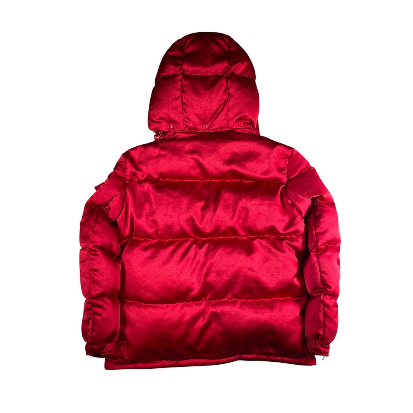 Moncler Moncler Satin Maya Red Jacket Size US S / EU 44-46 / 1 - 2 Thumbnail