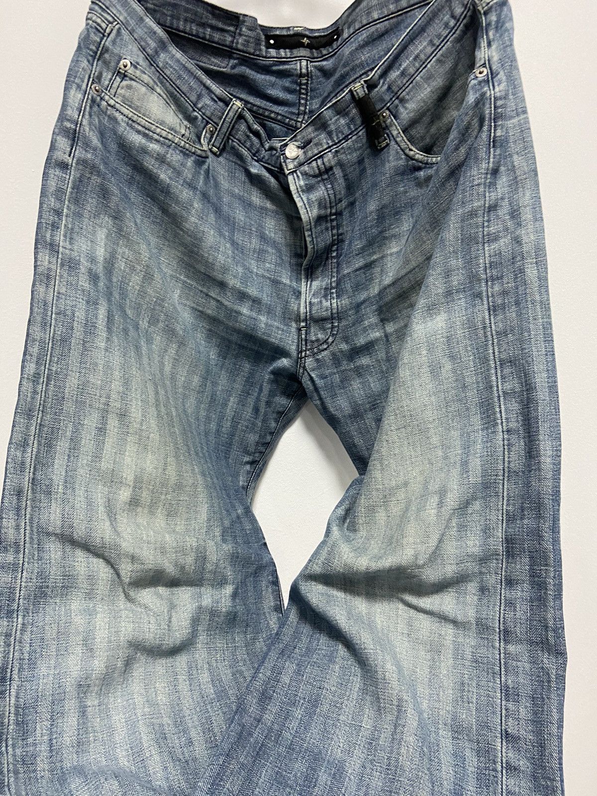 Massimo Osti × Stone Island × Vintage RARE Stone Island Denims Vintage jeans Pants stripes Size US 34 / EU 50 - 13 Thumbnail