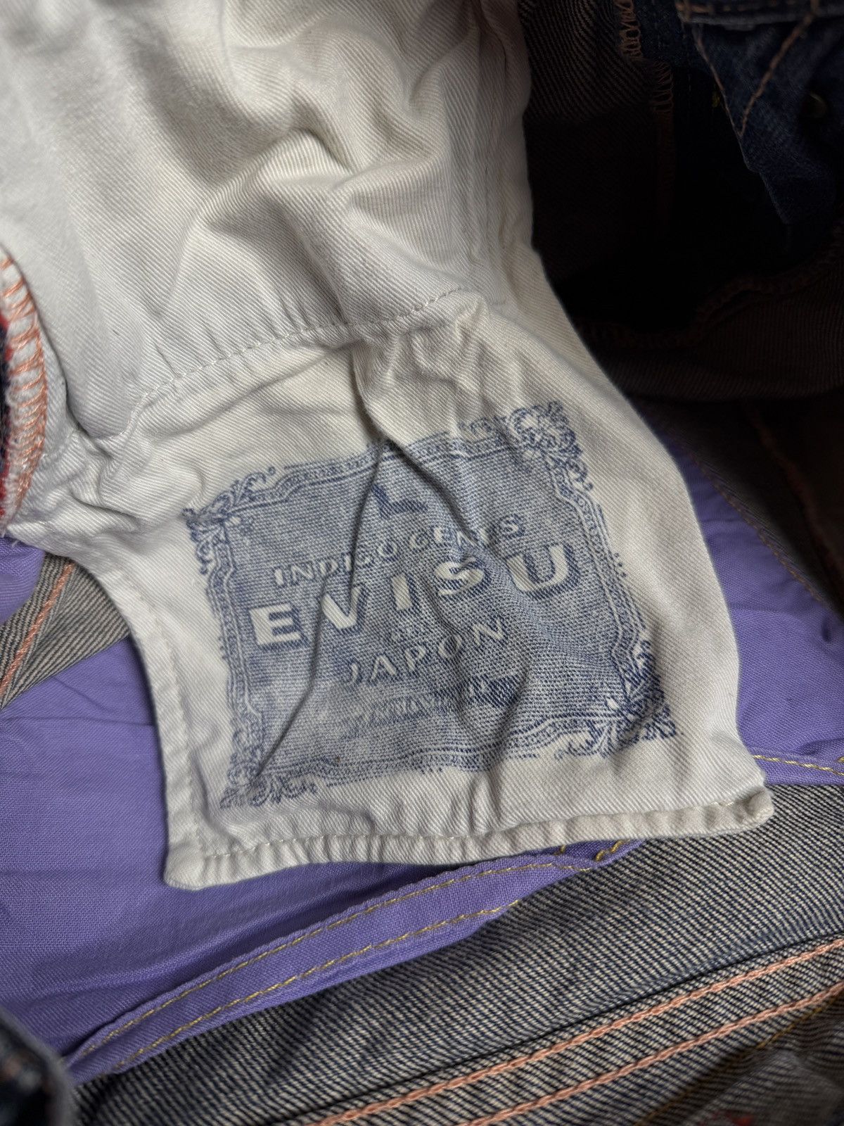 Evisu × Japanese Brand × Vintage Vintage Evisu Belt Pants Japan Size US 32 / EU 48 - 11 Thumbnail