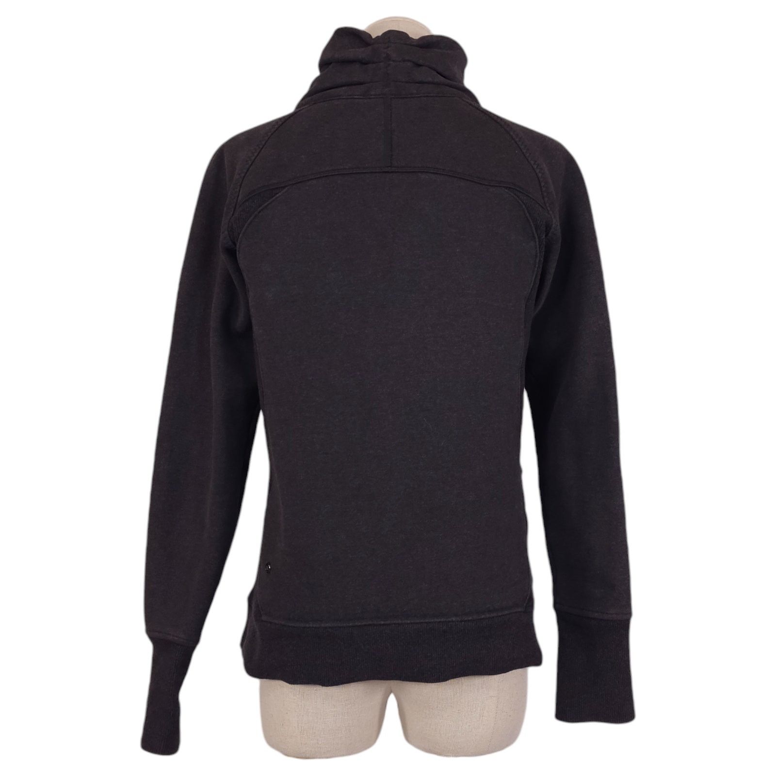 Lululemon Lululemon Cozy Cuddle Up Jacket Heathered Black / Black Sz 6 Size M / US 6-8 / IT 42-44 - 3 Thumbnail