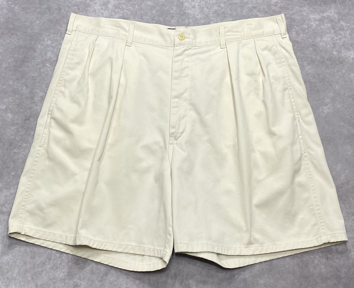Polo Ralph Lauren 90’s Vintage Polo Ralph Lauren Cream Chino Shorts Size US 42 / EU 58 - 1 Thumbnail