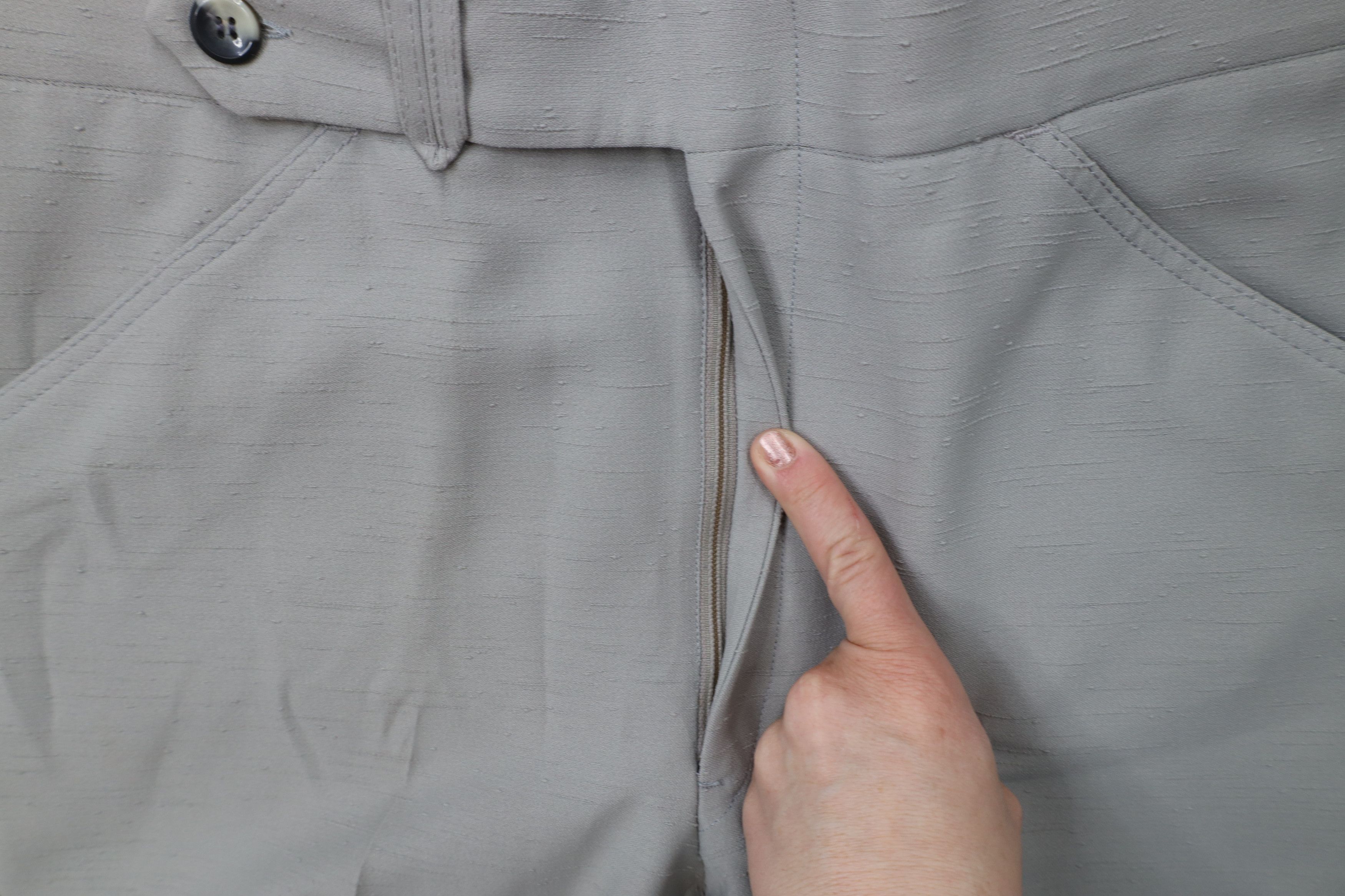 Vintage Vintage 60s 70s Streetwear Bell Bottoms Chino Pants Gray Size US 34 / EU 50 - 6 Thumbnail