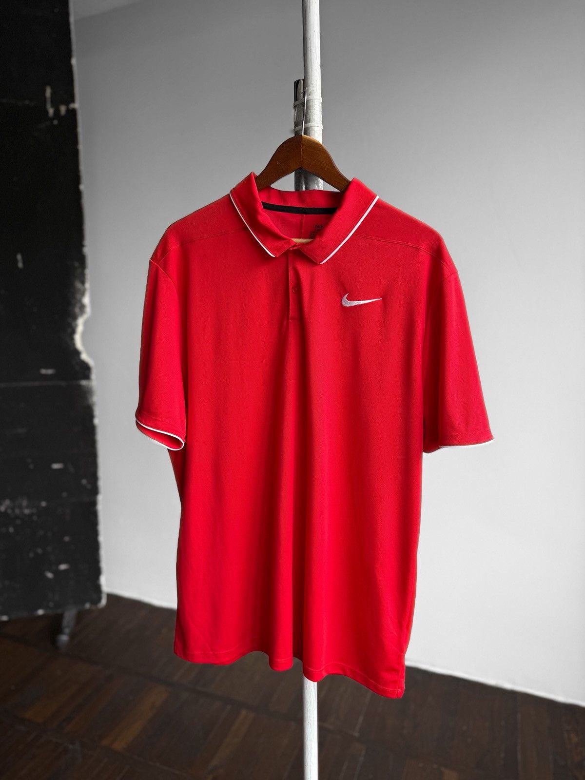 Nike Nike Golf Standard Fit Mens Red SS Polo Shirt Small Swoosh Size US XL / EU 56 / 4 - 1 Thumbnail