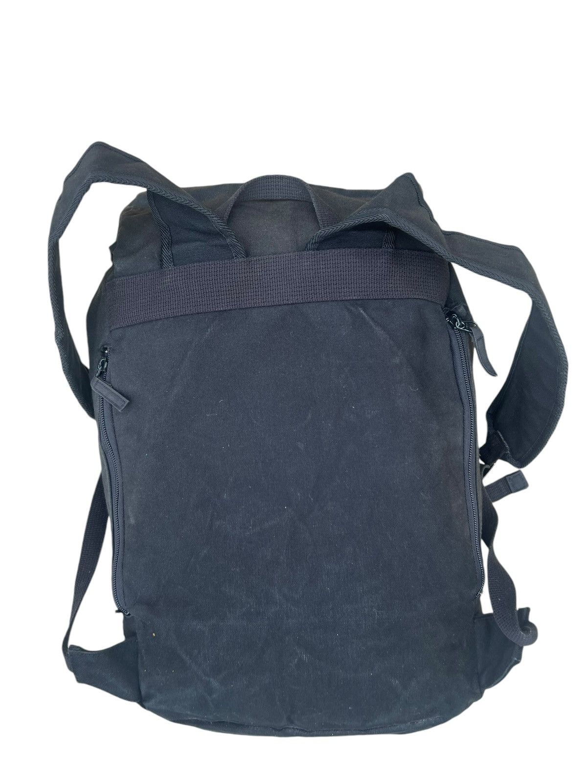 Vintage 6Shiki Japan Sun Fade Black Canvas Backpack Bag Size ONE SIZE - 9 Thumbnail