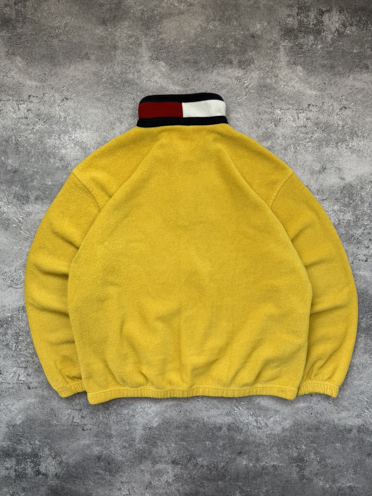 Tommy Hilfiger Vintage Tommy Hilfiger Fleece 1/4 Zip Jacket Big Logo Y2K Size US L / EU 52-54 / 3 - 14 Thumbnail