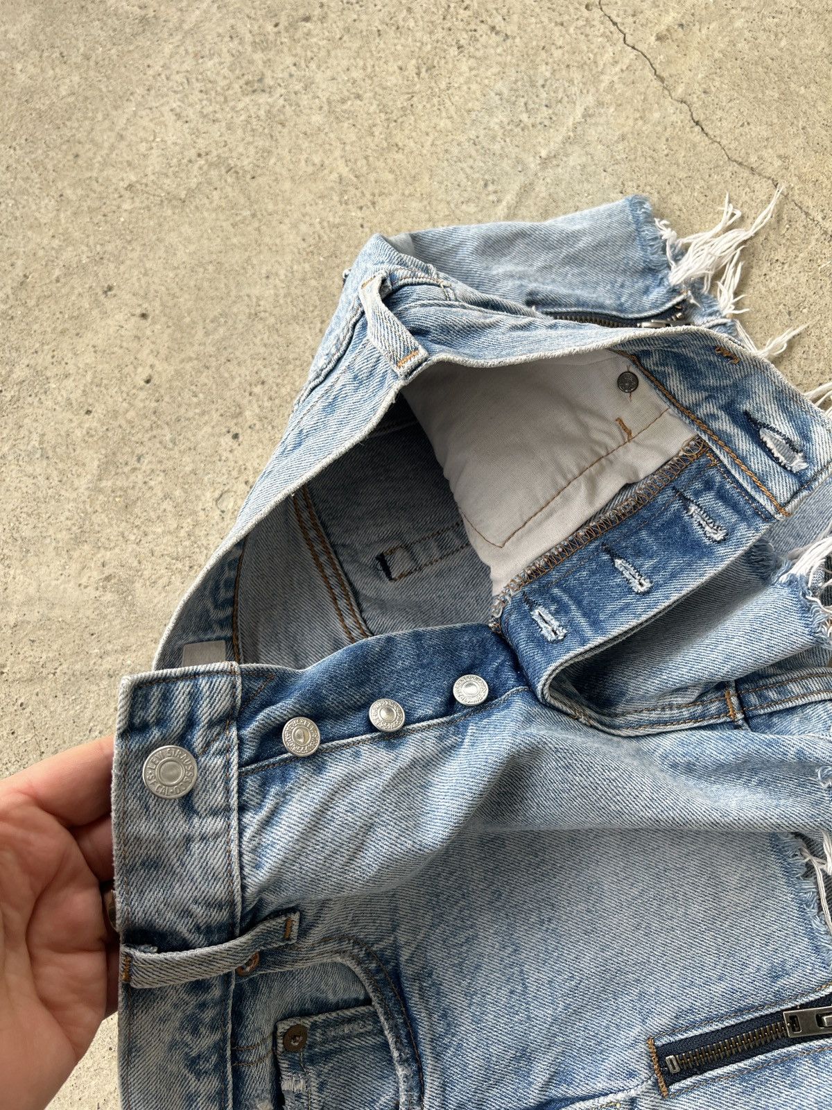 Levi's Levi's Altered 501 Shorts Size 26" / US 2 / IT 38 - 4 Thumbnail