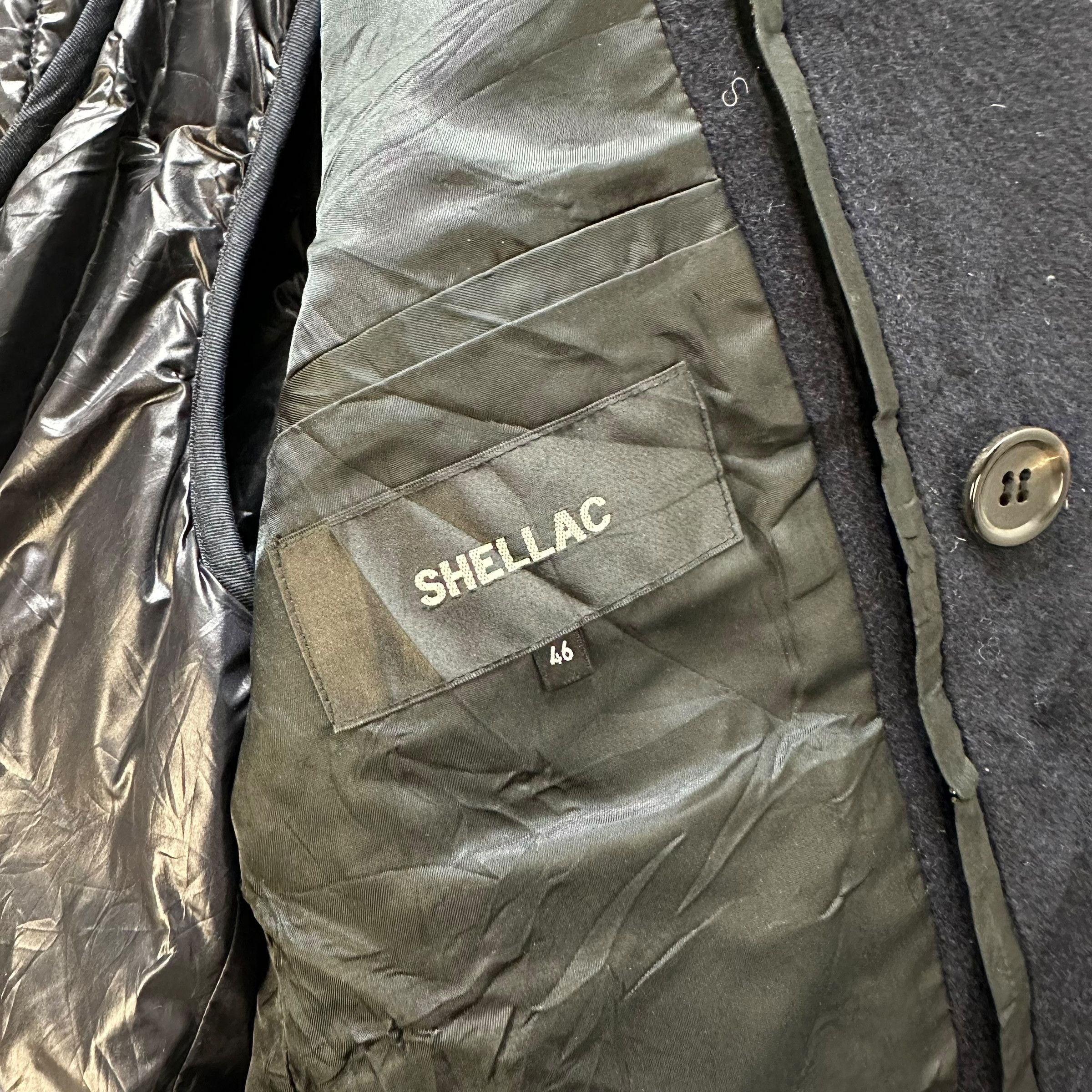 Shellac SHELLAC Deconstructed Double Breasted Wool Coat #A59-1361 Size US S / EU 44-46 / 1 - 10 Thumbnail