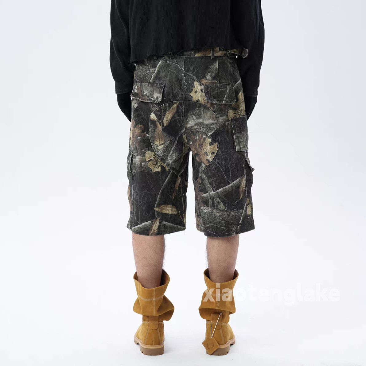Vintage xz utility military loose tactical hiphop camo shorts Size US 30 / EU 46 - 6 Thumbnail