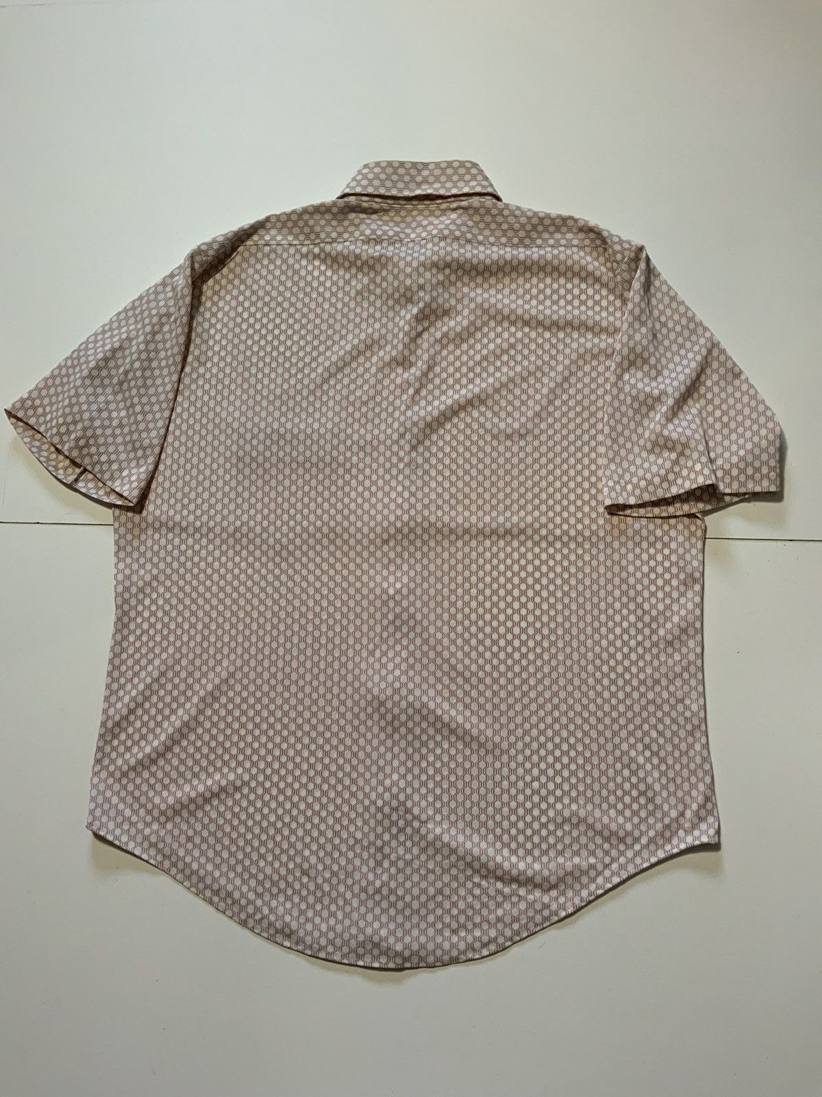 Vintage Vintage 60s 70s Norris Knit Pattern Disco Mod Button Shirt Size US M / EU 48-50 / 2 - 2 Thumbnail