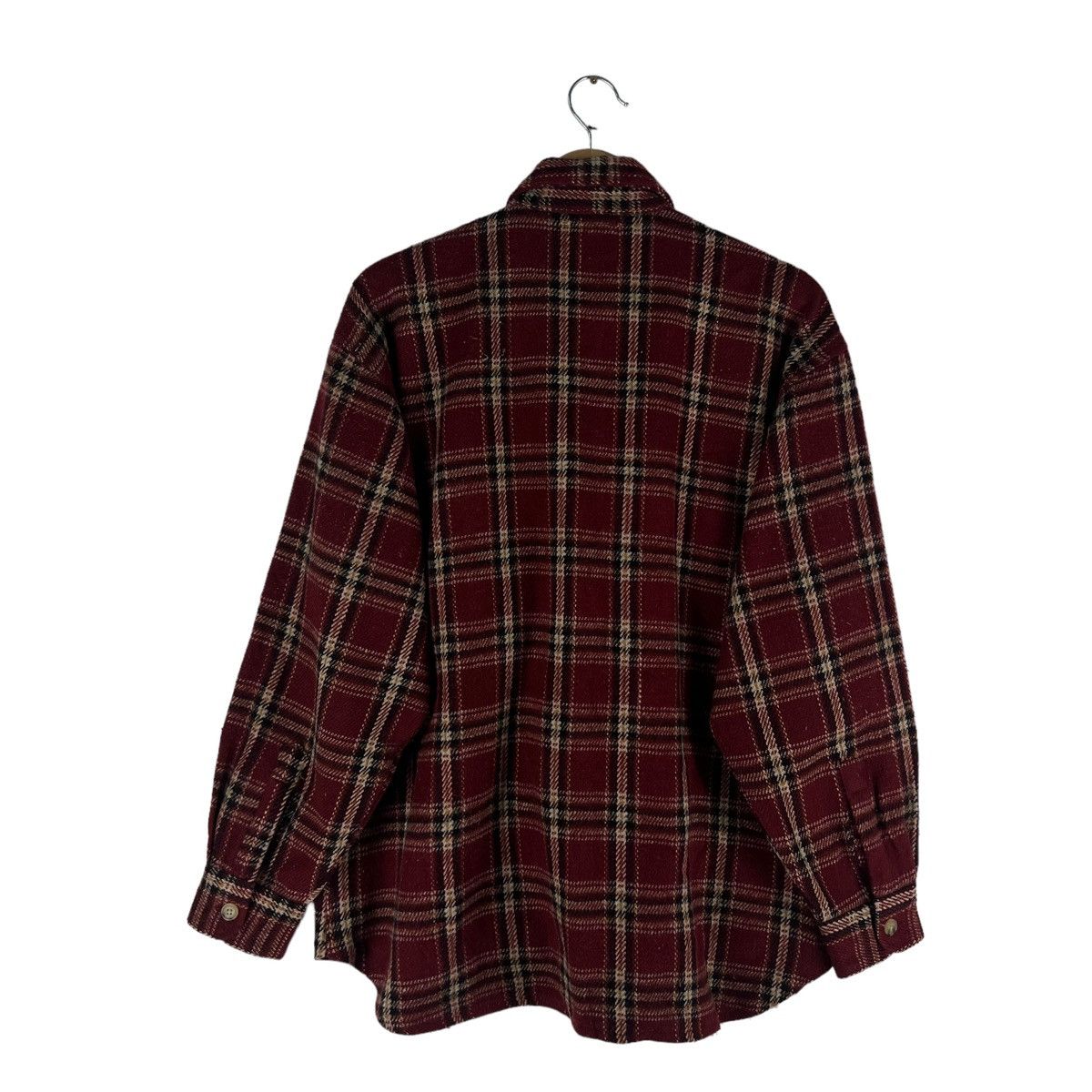 Flannel 🔥90’s Vtg Flannel Jacket Wool Visby Issey Miyake Japan Size US M / EU 48-50 / 2 - 7 Thumbnail