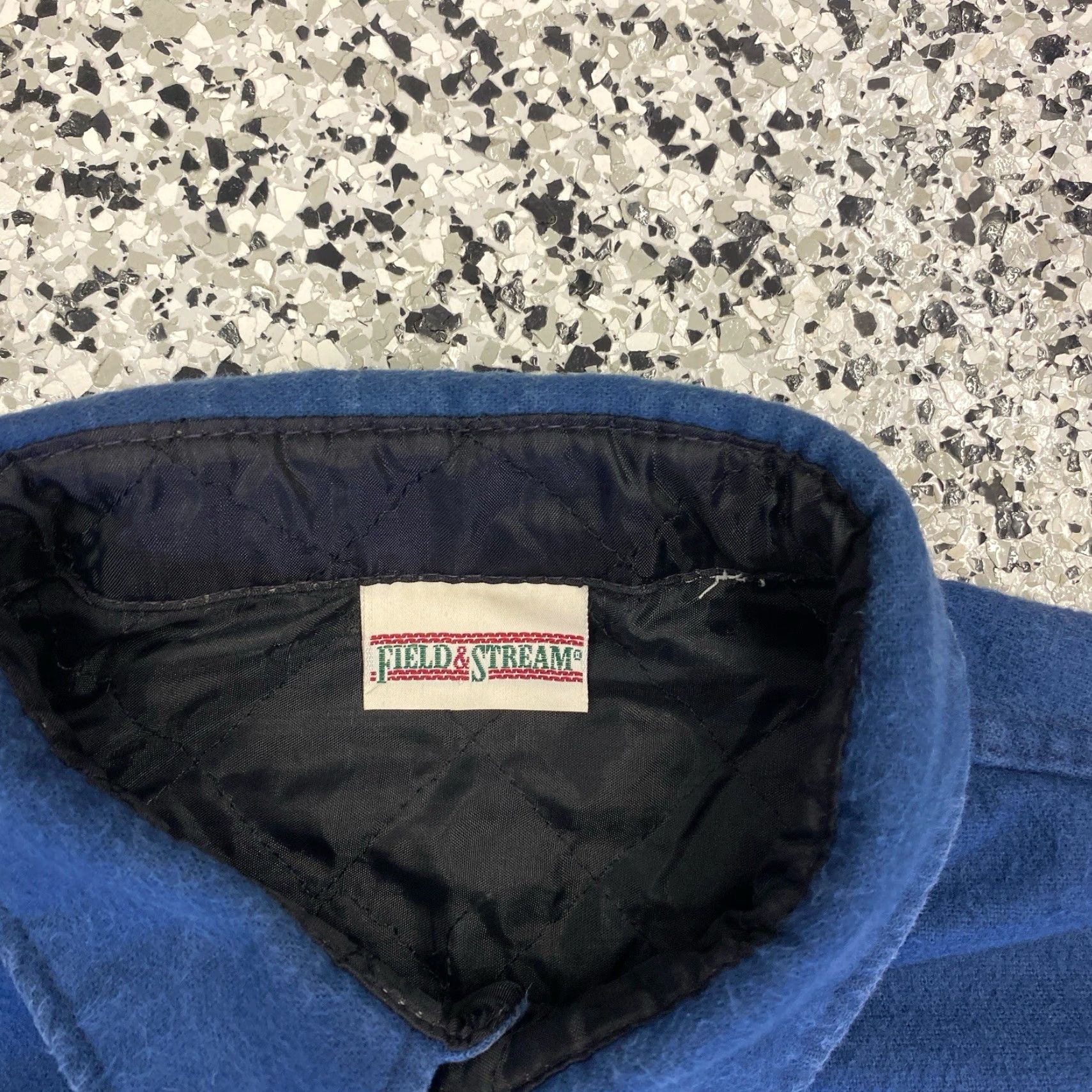 CLOT VINTAGE Field & Stream Chamois Cloth Shirt Long Sleeve Button Up 90s Blue Size L Men Size US L / EU 52-54 / 3 - 2 Thumbnail