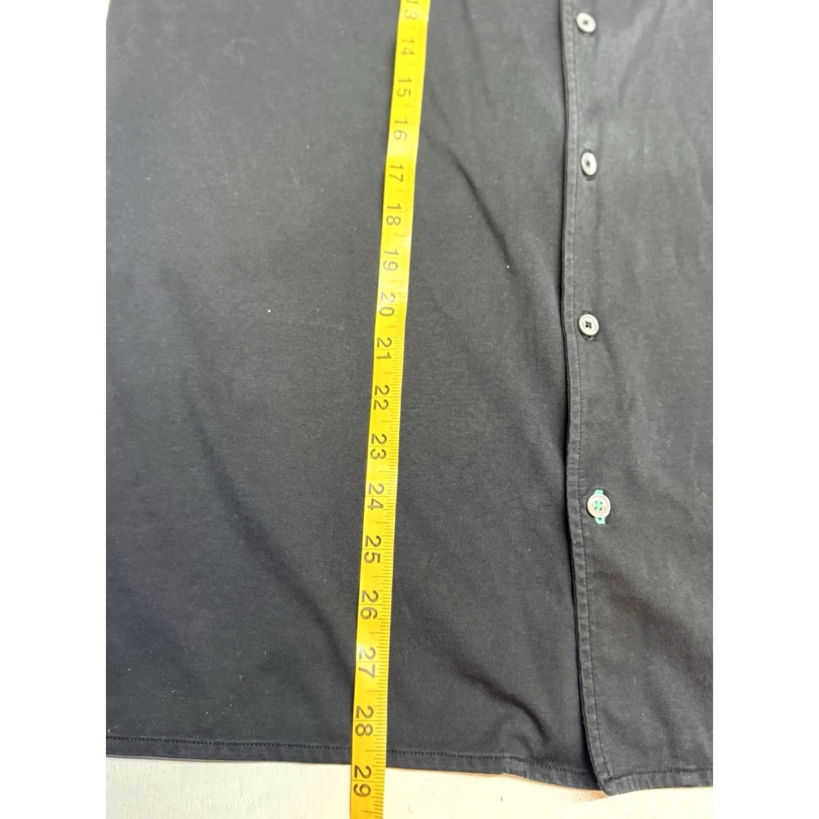 Psycho Bunny Psycho Bunny Shirt Mens XL Black Short Sleeve Button Up Collared Comfort Stretch Size US XL / EU 56 / 4 - 5 Thumbnail