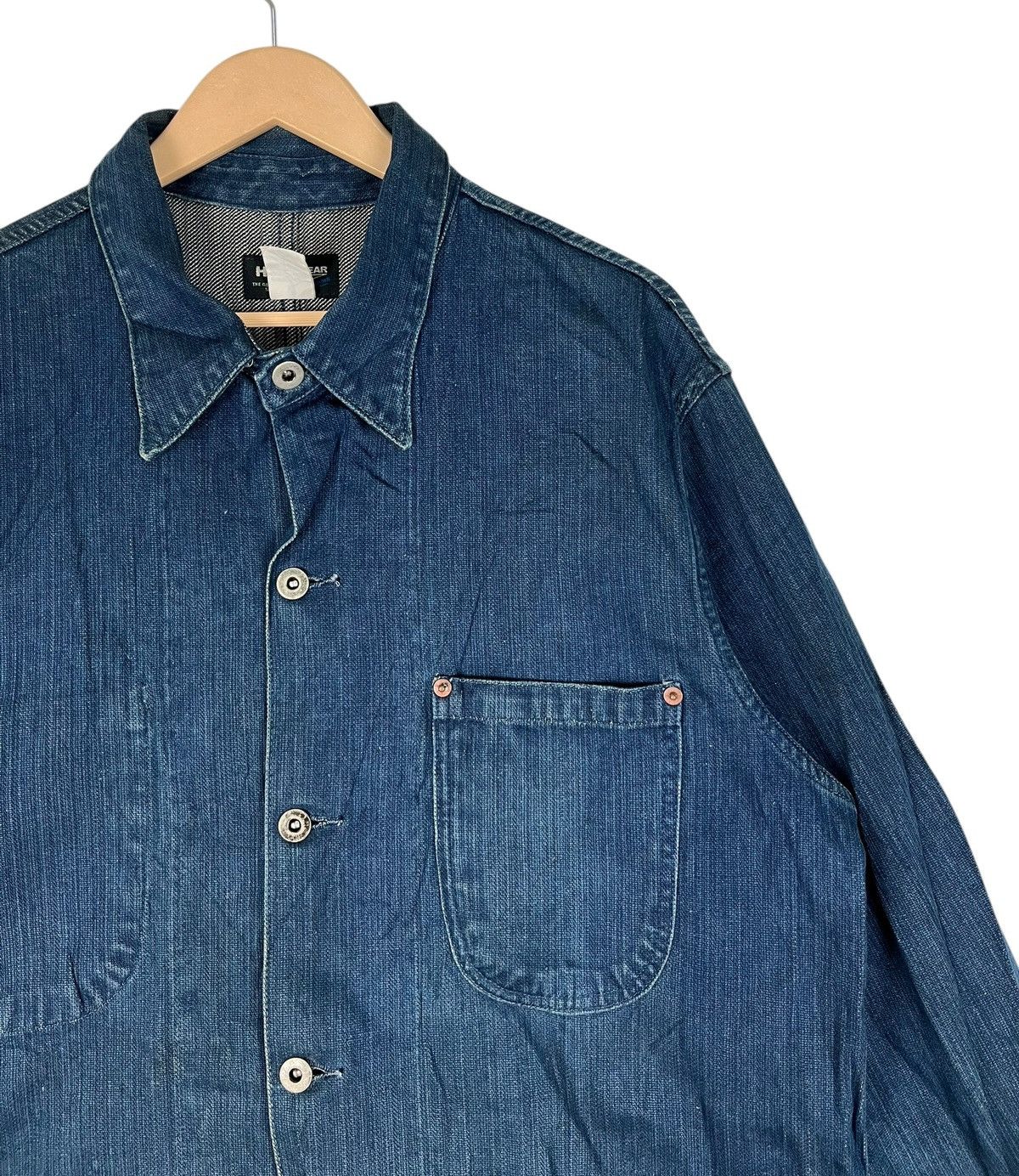 Beams Plus Hard Wear by Beams Chore Denim Jacket Size US L / EU 52-54 / 3 - 5 Thumbnail