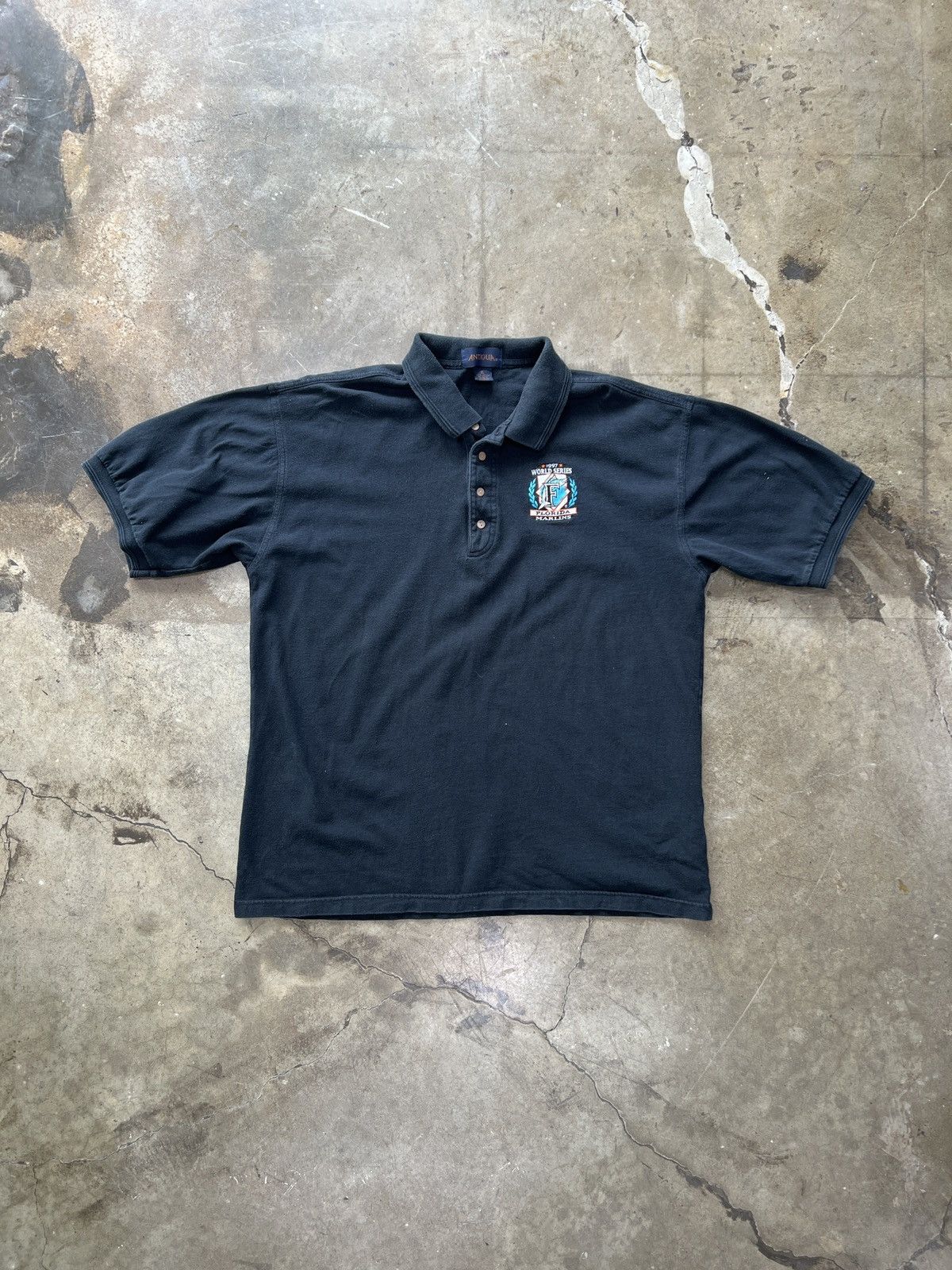 MLB × Vintage Vintage 1997 MLB World Series Florida Marlins Polo Shirt XL Size US XL / EU 56 / 4 - 2 Thumbnail