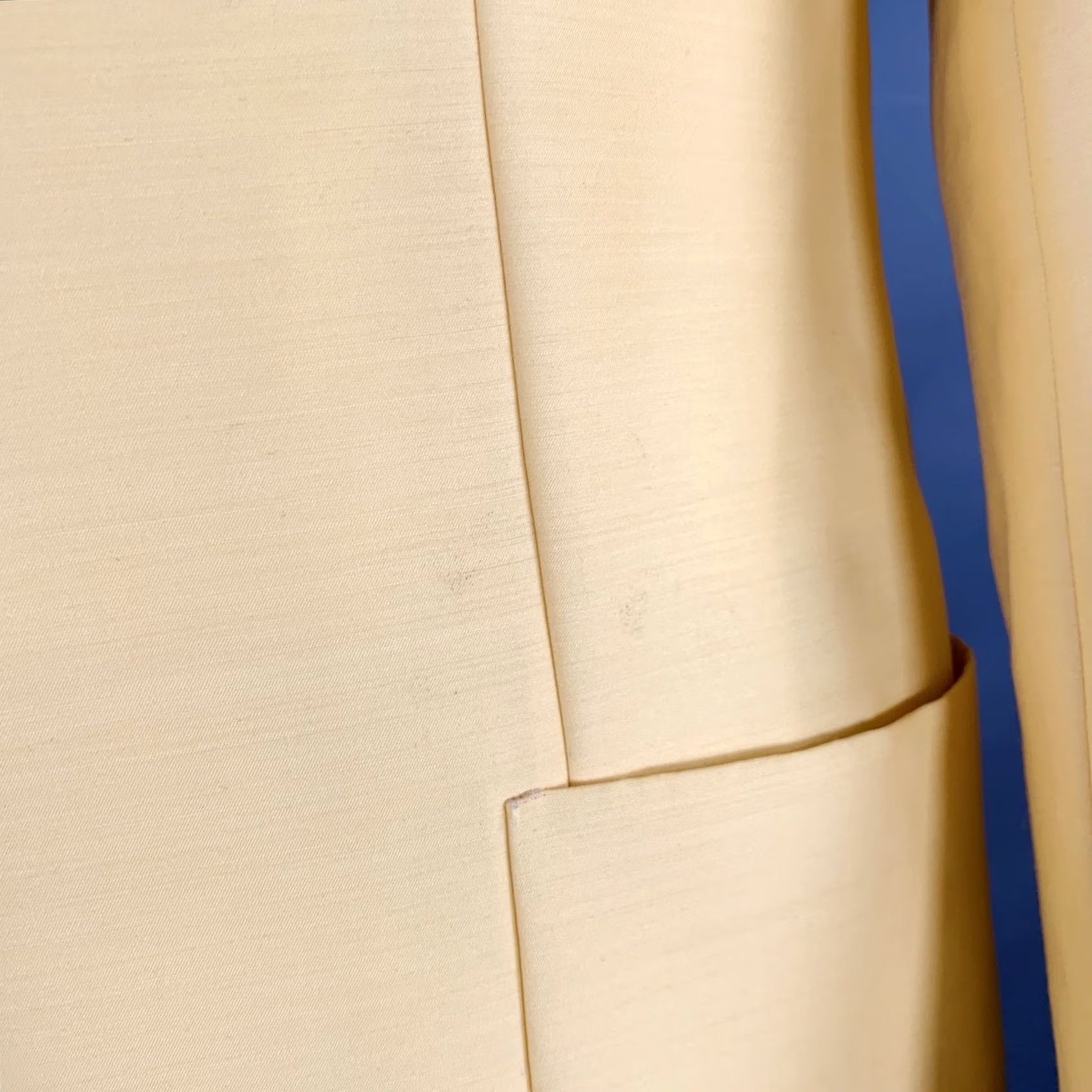 Lanvin LANVIN Size 42 Yellow Wool Silk Notch Lapel Sport Coat Size US XS / EU 42 / 0 - 7 Thumbnail