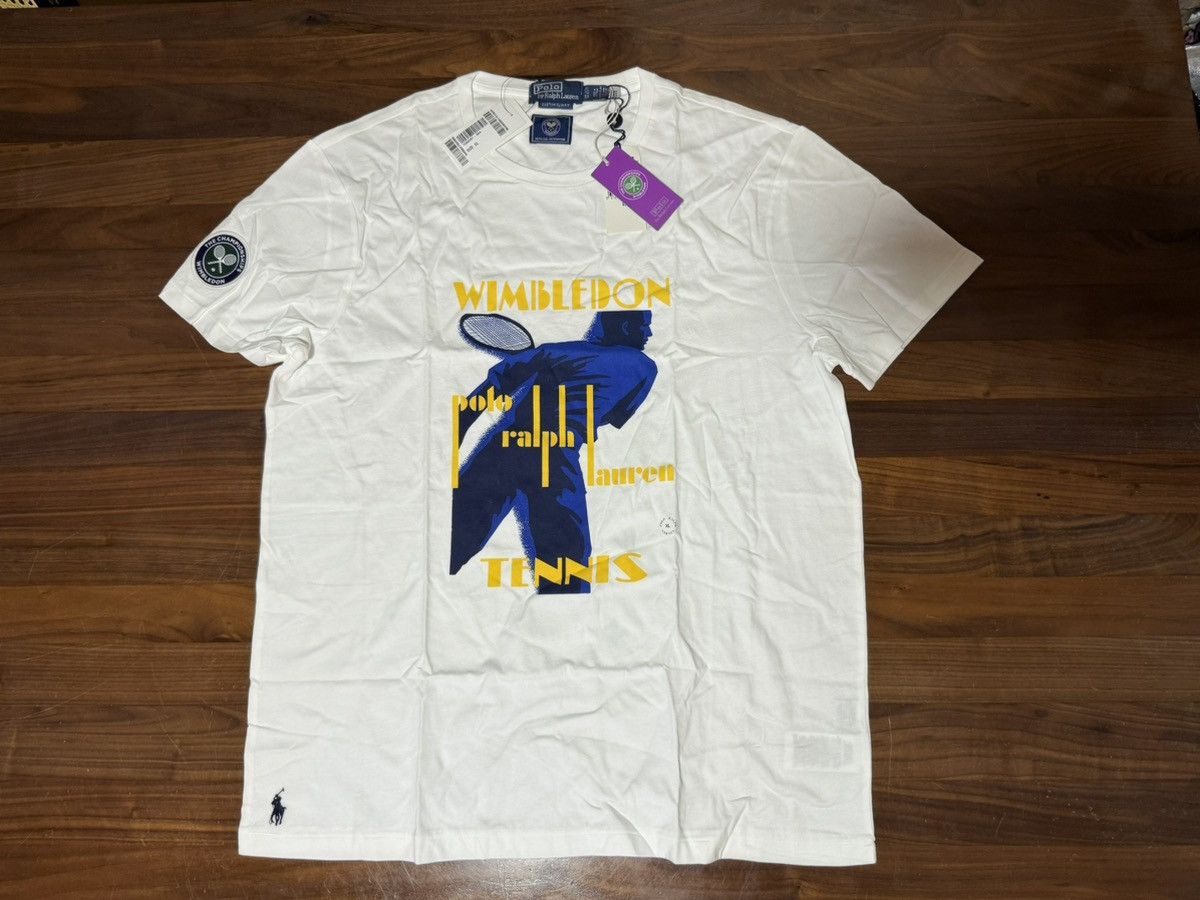 Polo Ralph Lauren Polo Ralph Lauren Wimbledon Slim Graphic Print T-Shirt XL Size US XL / EU 56 / 4 - 1 Thumbnail
