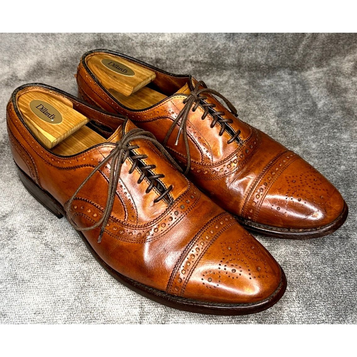 Allen Edmonds Allen Edmonds Strand Cap Toe Oxford Brown Calf 11D Size US 11 / EU 44 - 1 Thumbnail