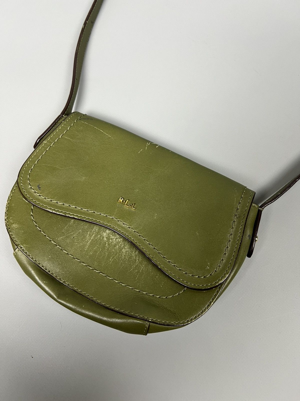 Polo Ralph Lauren RLL Ralph Lauren leather mini crossbody bag Size ONE SIZE - 2 Thumbnail